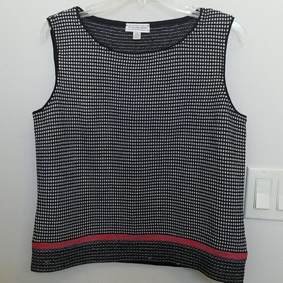 Vintage St. John Sport Checkerboard Tank Top - Picture 8 of 8